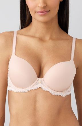 Wacoal Modern Affair Underwire T-Shirt Bra in Rose Dust/Angel Wing at Nordstrom, Size 32Ddd