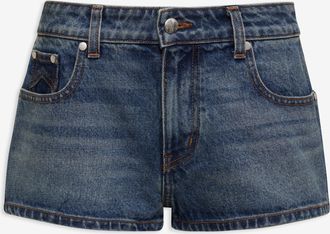 Rhude Blue Denim Womens Shorts