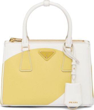 Prada small Galleria tote bag - women - Calf Leather - OS - White