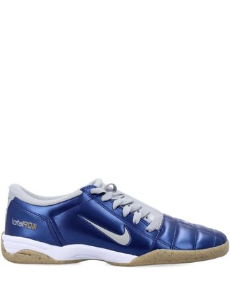 Nike Total 90 panelled trainers - men - Polyurethane/Rubber/Fabric - 11.5 - Blue