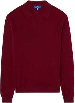 Robert Talbott Parsons Johnny Collar Sweater in Brick at Nordstrom, Size X-Large
