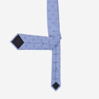 Gucci Morsetto Jacquard Silk Necktie - Blue