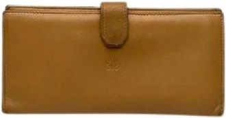 Loewe Pre-owned leren portemonnee - Dames - Vintage Accessoires - Geel - ONE Size - Leer - Vintage