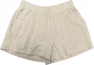 Monrow Womens Exboyfriend Short In Beige