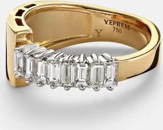 Yeprem Anello in oro giallo e bianco (750/1000) 18kt con diamanti