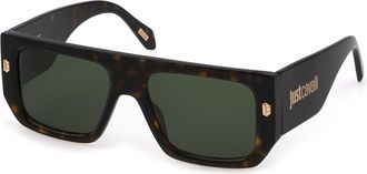 Just Cavalli SJC022 0722 Womens Sunglasses Tortoiseshell Size 56