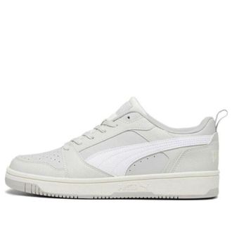 Puma Rebound V6 Low Ash Gray White 392328-10