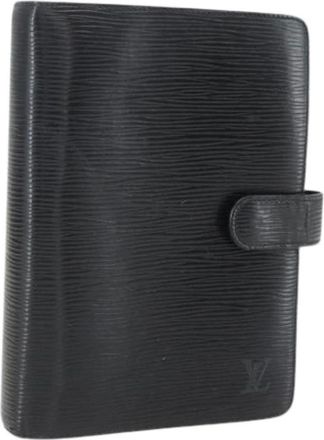Louis Vuitton Pre-owned Wallets, female, Black, Size: ONE SIZE Pre-owned Day Planner Cover