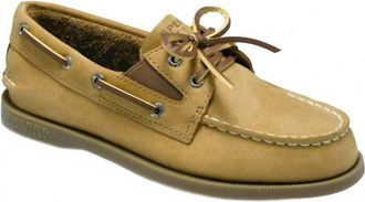 Sperry Top-Sider Mens Authentic Original Slip On Boat Shoe In Tan