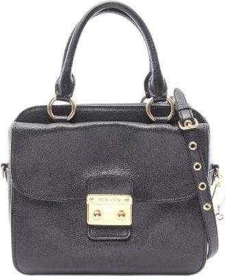 Miu Miu Borsa 2way in Pelle Pre-owned - - Pre-owned - Donna - Nero - ONE SIZE