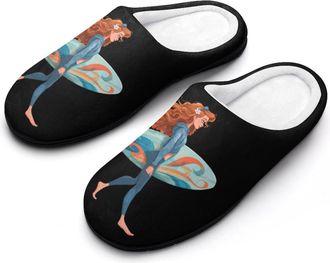 Generic Surfing Surfboard Sport Womens Slippers Winter Warm House Shoes Indoor Outdoor Hotel Slipper