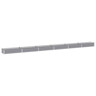 vidaXL Cama De Jard&iacute;n Elevada Gris 600 X 40 X 24 Cm Vidaxl