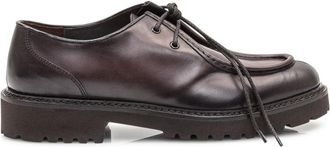 Doucal's Brown Leather Dress Shoes