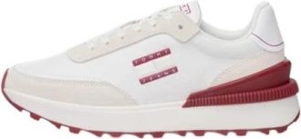 Tommy Hilfiger Tech Runner White Sneaker - Dames - Sneakers - Wit - 39 EU - Leer - Schoenen