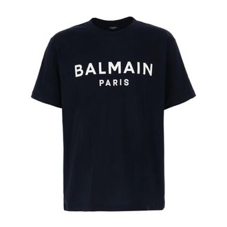 Balmain T-Shirts, male, Black, Size: XL T-Shirt