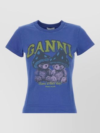 Ganni cotton t-shirt