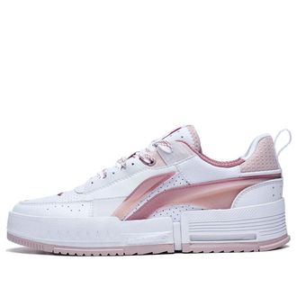 Li-Ning (WMNS) Li-Ning Casual Skate Shoes White Pink AGCT136-3