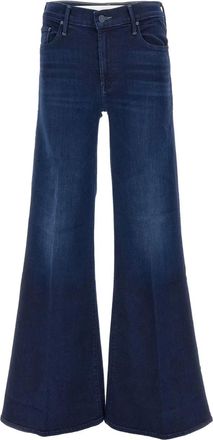 Mother Jeans con design a cinque tasche - Blu