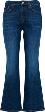 Roy Rogers Denim Bootcut Jeans met Salpa Patch - Dames - Cropped Jeans - Blauw - W30 - Denim - Jeans