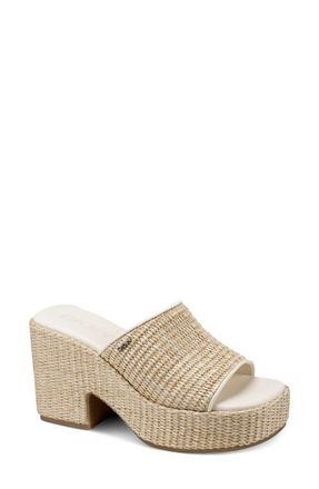 DKNY Maxenor Platform Sandal in Natural at Nordstrom, Size 8.5