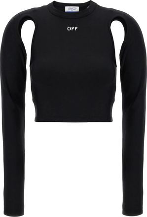 Off-white Dames, Tops, Zwart, Maat: M Polyamide