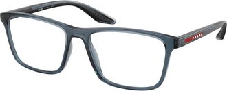 Prada PS 01Qv Optisch Montuur - Heren - Brillen - Blauw - 56 MM - Accessoires