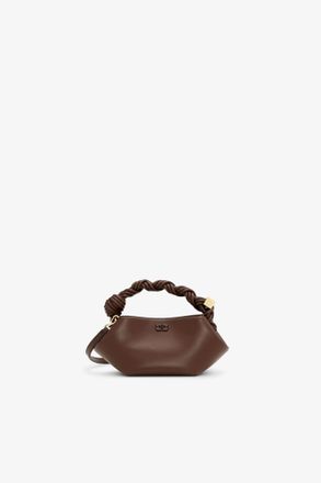 Ganni Brown Mini Bou Bag