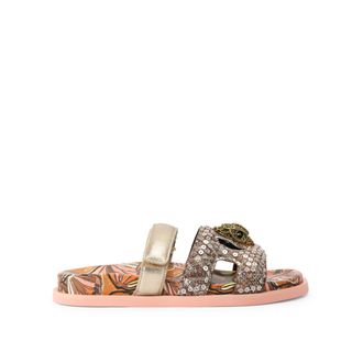 Kurt Geiger Womens Eagle Cut Out Sandal Sandals - Brown - Size UK 3