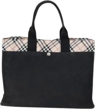 Bulgari Pre-owned Tote Bags, female, Black, Size: ONE SIZE Pre-owned Nylon Tote