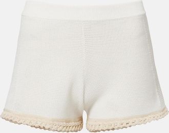Stella McCartney Shorts in crochet di cotone