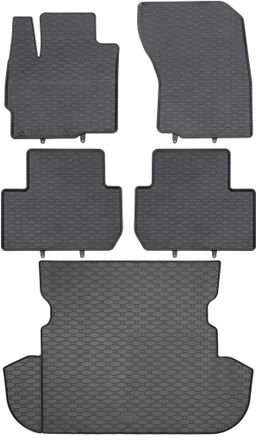 OEM Mitsubishi Outlander I Suv De Marzo De 2007 A Agosto De 2012. Juego De Alfombrillas De Goma Para Coche Y Alfombrilla Para Maletero