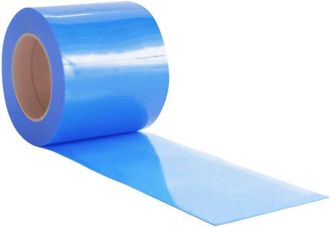 vidaXL Vidaxl - Tira De Cortina Para Puertas Pvc Azul 200x1,6 Mm 50 M