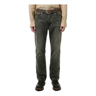 Our Legacy Straight Jeans, male, Gray, Size: W30 First Cut
