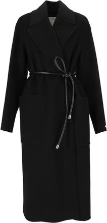 Sportmax Zannata Jas - Dames - Mantels - Zwart - Maat: XS Wol