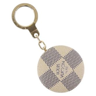 Louis Vuitton Pre-owned Accessories, female, White, Size: ONE SIZE Pre-owned Canvas Key-holder