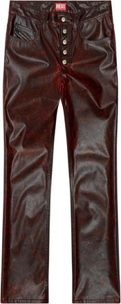 Diesel P-Revol straigth-leg trousers - men - Polyester/Polyurethane - 44 - Brown