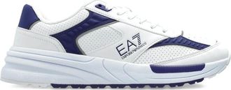 Emporio Armani Sneakers da corsa con inserti in rete - Bianco