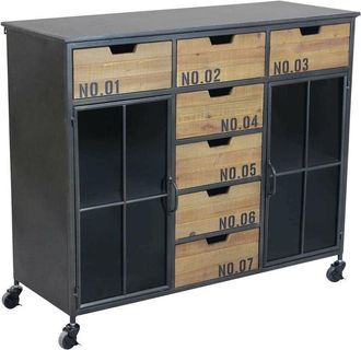 Milani Home Milani Home - dani - madia industrial in acciaio e legno