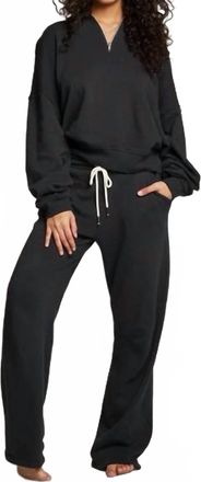 Chaser Sandy Sweatpant Trousers In Licorice