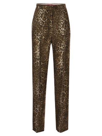 Max Mara Mstromana - Seidenhose mit Animal-Print