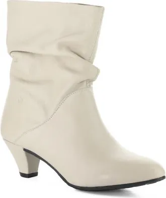 FLY London Pulk Almond Toe Bootie in Off White at Nordstrom, Size 41