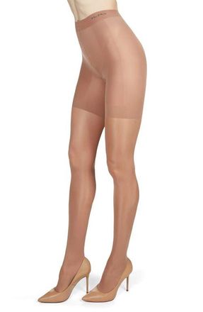MeMoi Lustre Shaper Tights in Honey at Nordstrom, Size Medium