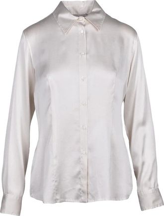 Antonelli Stretch Silk Shirt - White