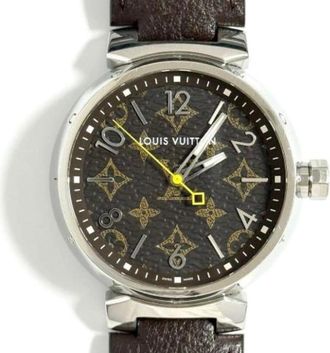 Louis Vuitton Pre-owned Vintage Polshorloge - Heren - Vintage Horloges - Zwart - ONE Size - Vintage
