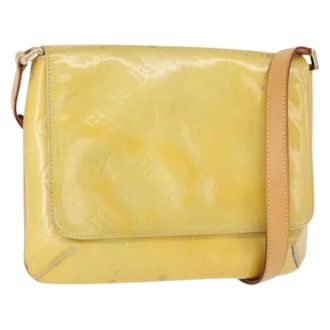 Louis Vuitton Pre-owned Cross Body Bags, female, Yellow, Size: ONE SIZE Pre-owned Leather Cross Body Bag
