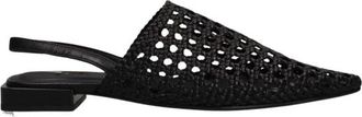 Marc Ellis Sandalo - Dames - Slip ons - Zwart - 37 EU - Leer - Schoenen