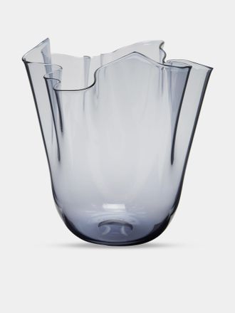 VENINI Fazzoletto Hand-Blown Murano Glass Vase (12in/31cm)