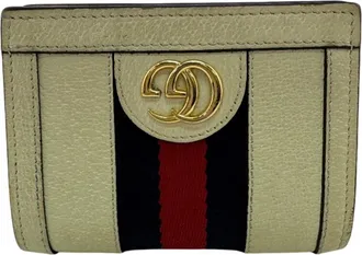 Gucci White Leather Wallet (Bi-Fold) (Pre-Owned)