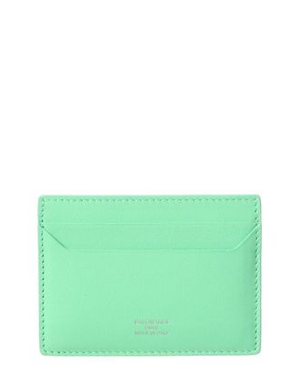 Balenciaga Logo Leather Card Holder