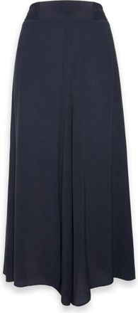 Elena Miro Palazzo Broeken - Dames - Wijde Broeken - Blauw - XL - Broeken
